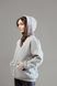 Hoodie with embroidered hood